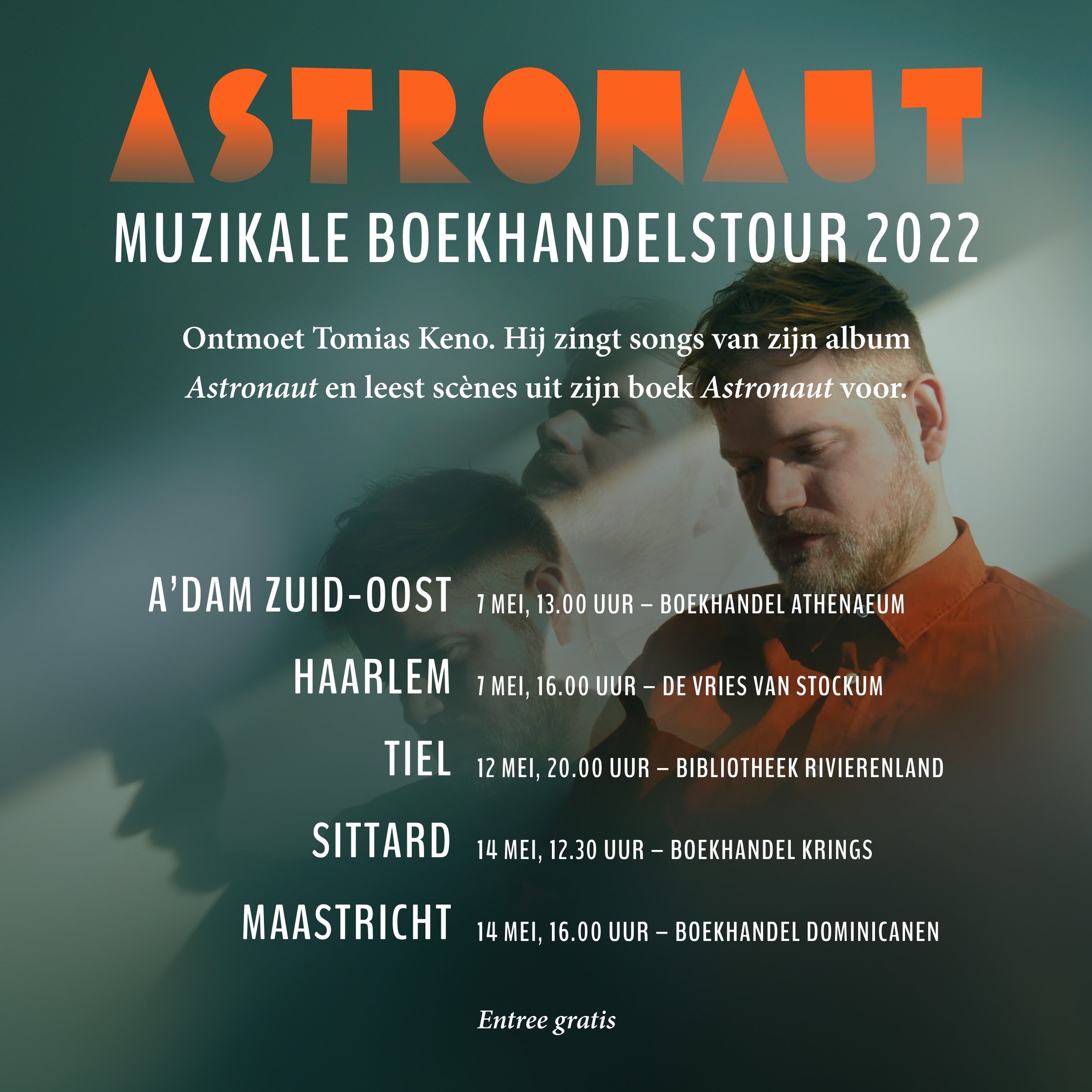 Astronaut Muzikale Boekhandelstour