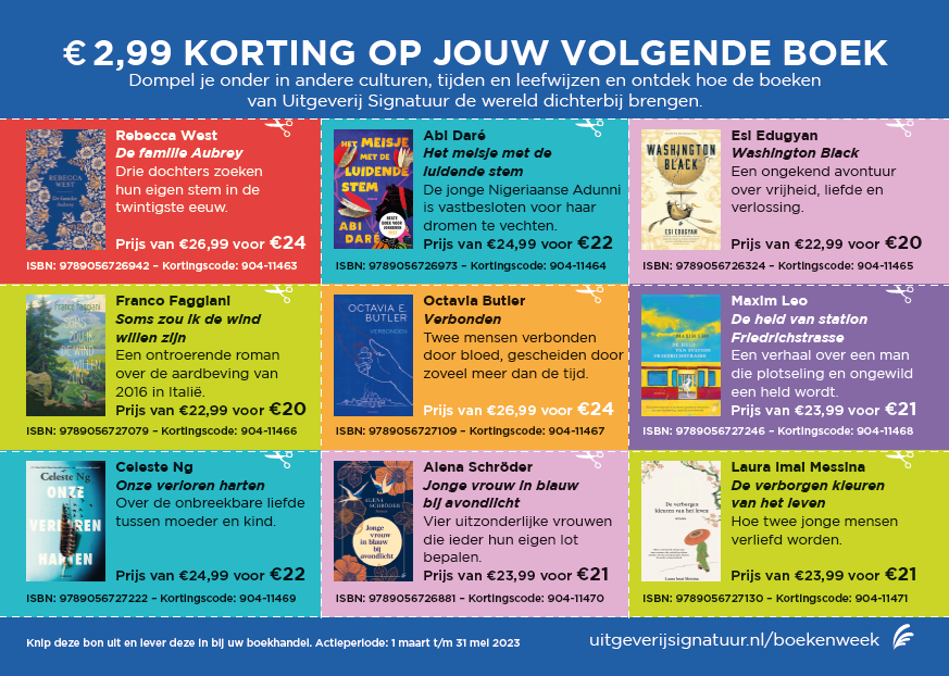 € 2,99 korting op je volgende boek!