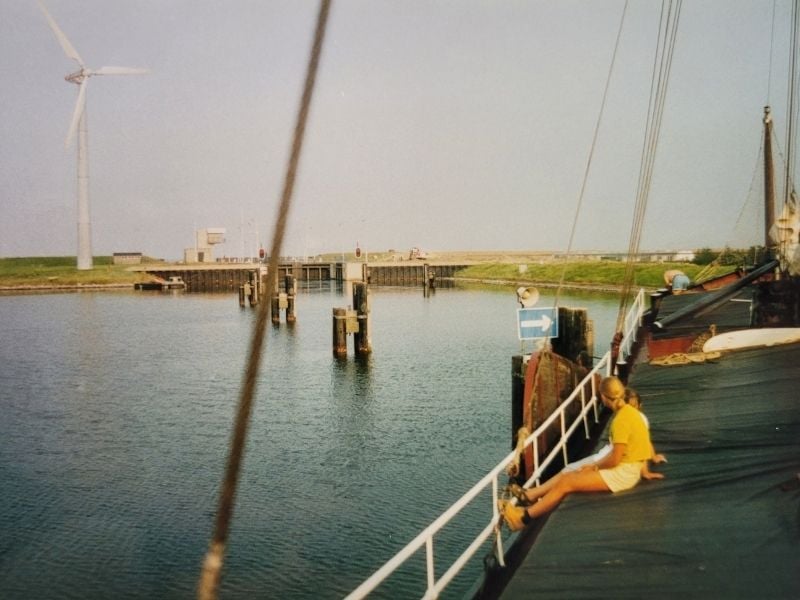 De sluis van het Goese Sas